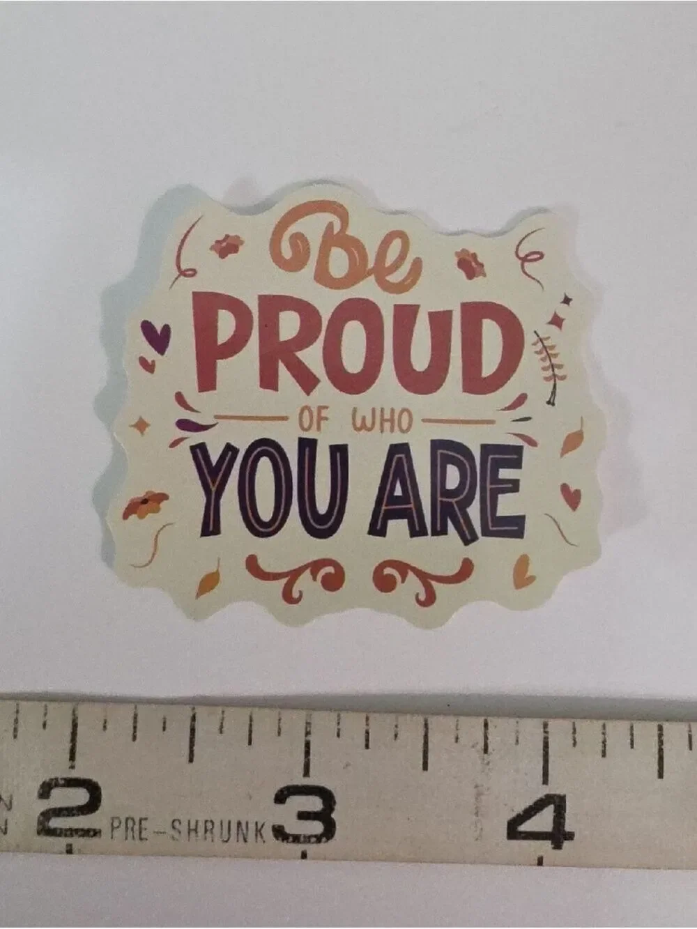 Colorful Inspirational Sticker Set - Rainbow Affirmations - Lot Of 8